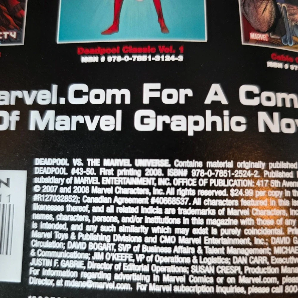 Marvel deadpool vs